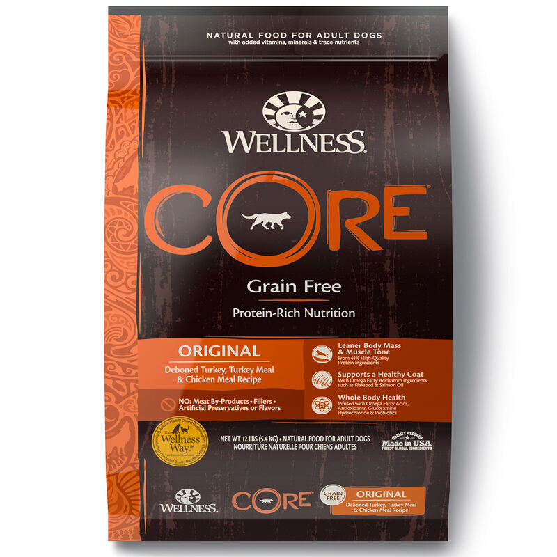 Core Grain Free Original Turkey, Turkey Meal & Chicken Meal Recipe Dog Food