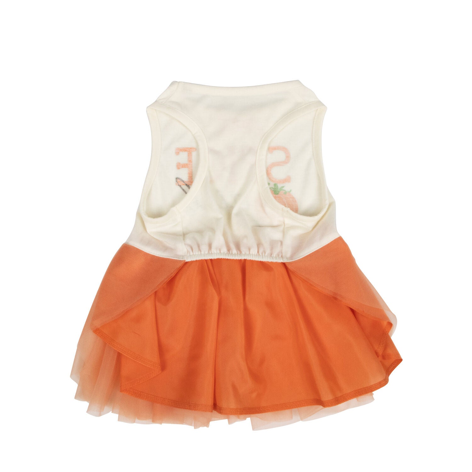 Simply Dog Spice Girl Orange Dog Dress, Large