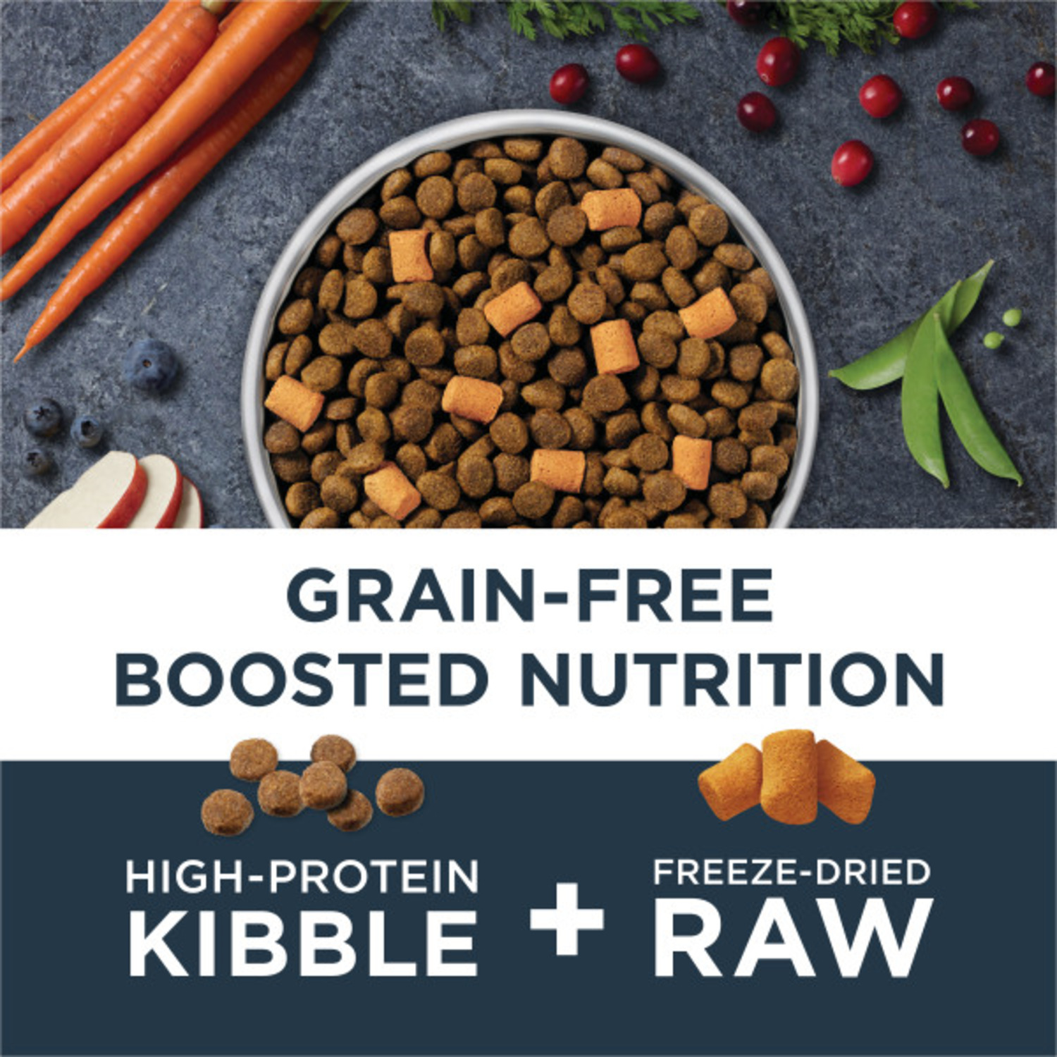 Instinct Raw Boost Gut Health Adult Dry Dog Food, Grain-Free Chicken Recipe - 3.5-Lb