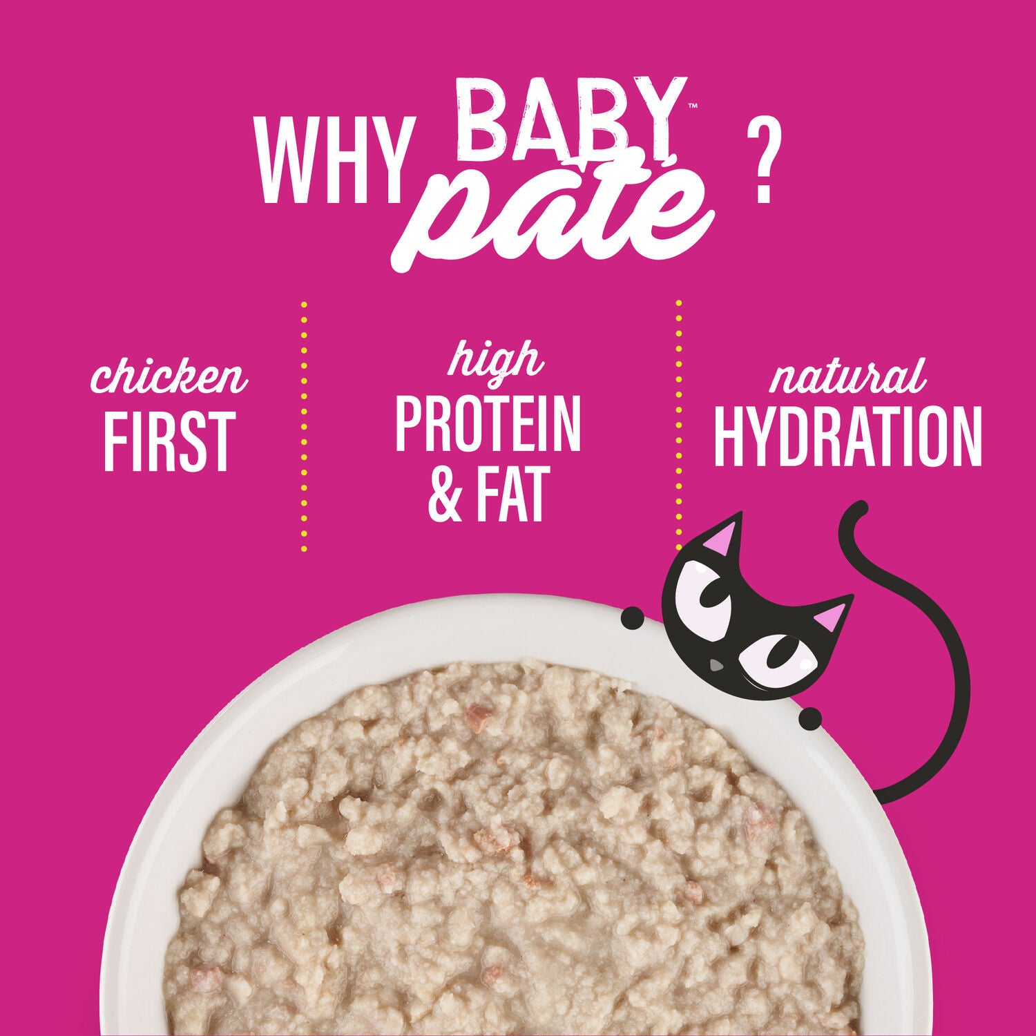 Tiki Cat Baby Pate Wet Cats Food For Kittens, Chicken, Salmon & Chicken Liver, 2.4-Oz Can