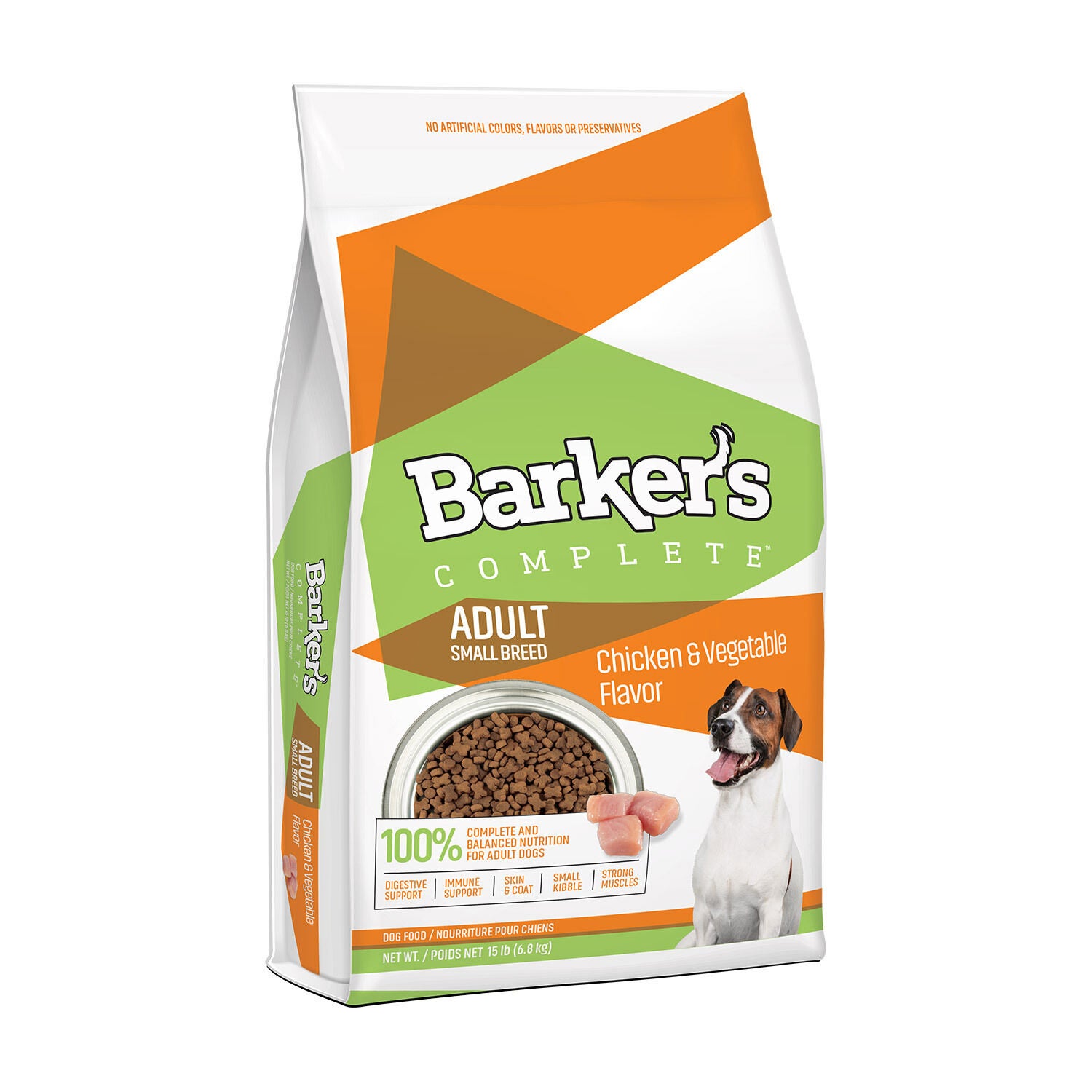 Vegetables Bakers Dog Food Small Dog Barker's Complete Adult Small