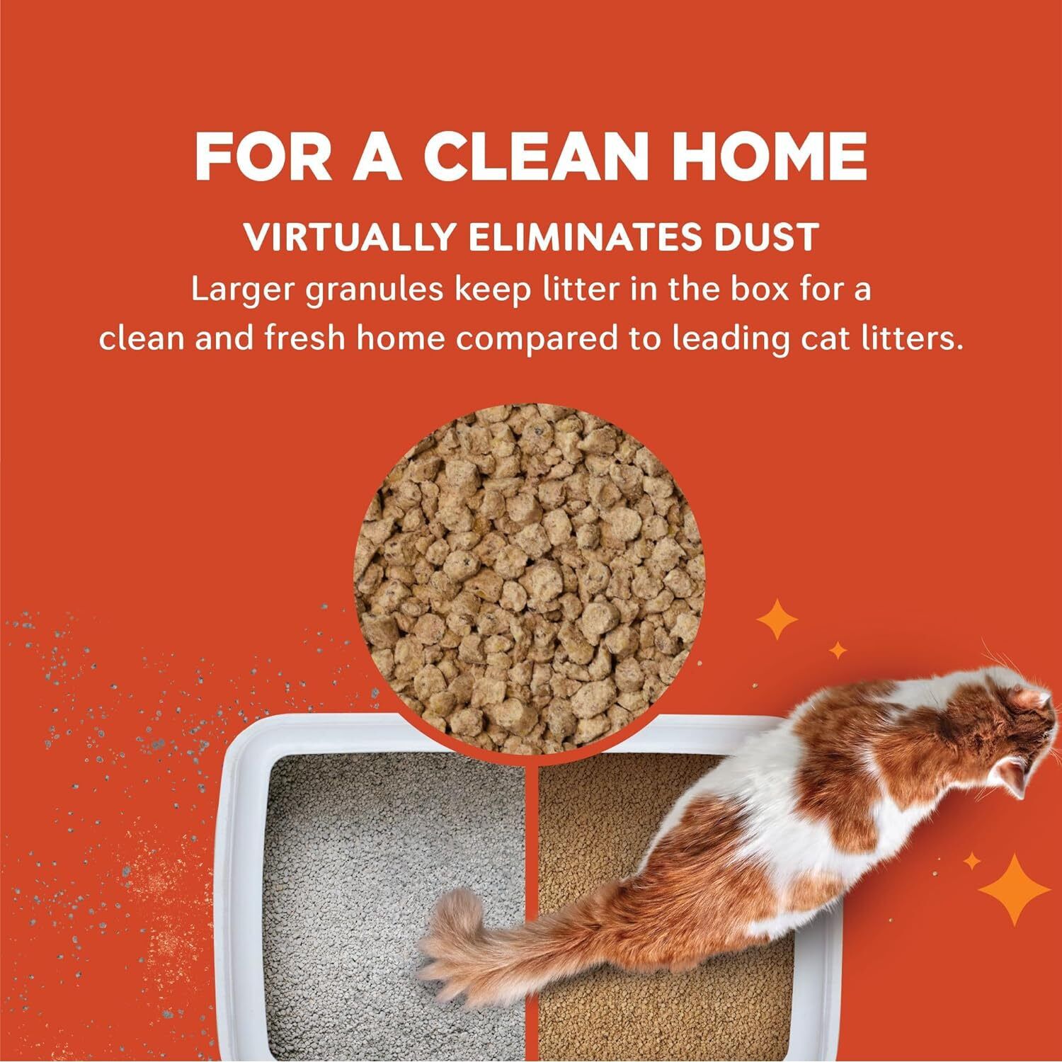 World's Best Low-Tracking & Dust Control Multi-Cat Unscented Cat Litter, 28-Lbs