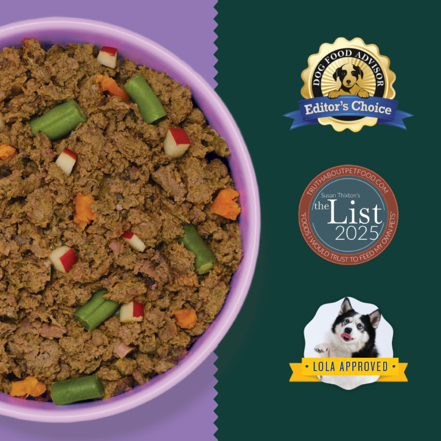 A Pup Above Gently Cooked Grain-Free Frozen Dog Food, Turducken Recipe With Bone Broth, 1-Lb