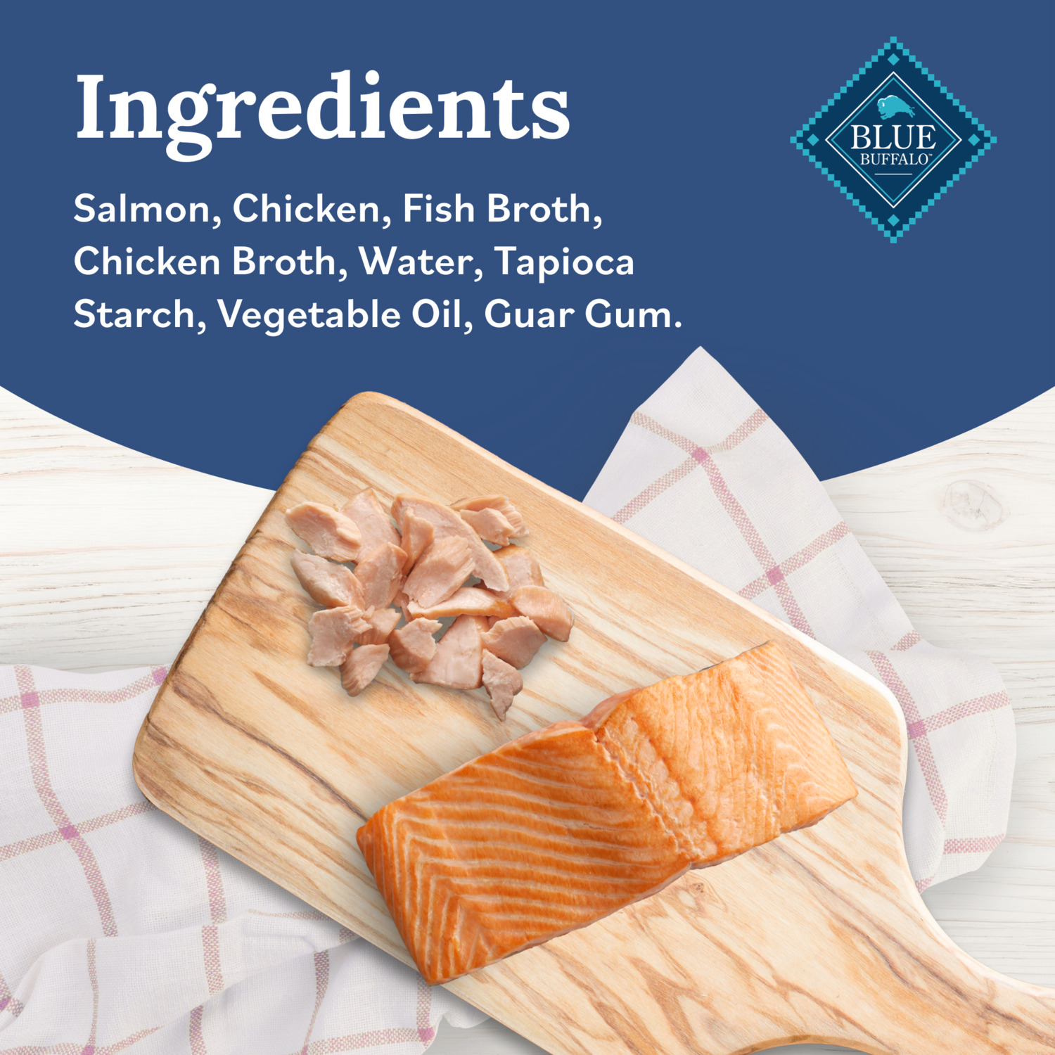 Blue Buffalo Tender Shreds Salmon & Chicken Wet Dog Food Topper In Savory Broth