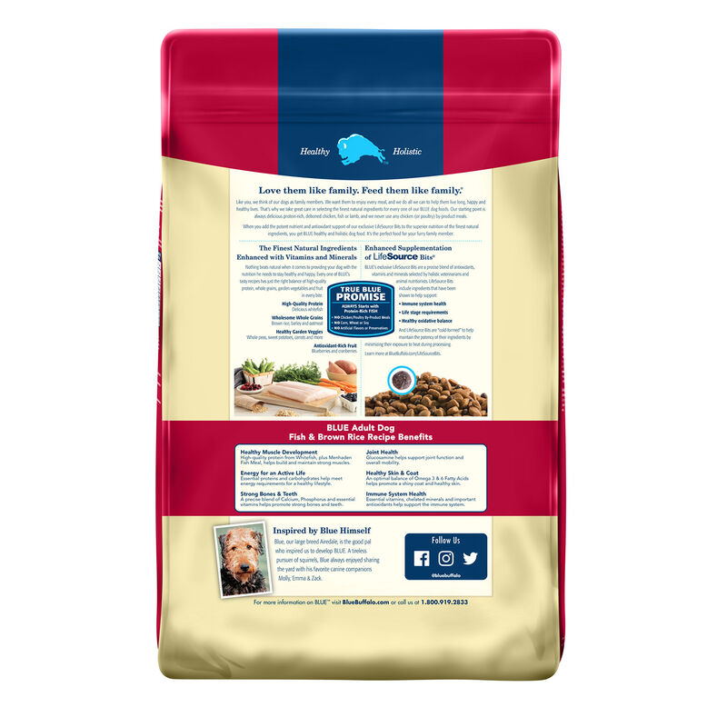 Life Protection Fish & Brown Rice Adult Dog Food image number 2