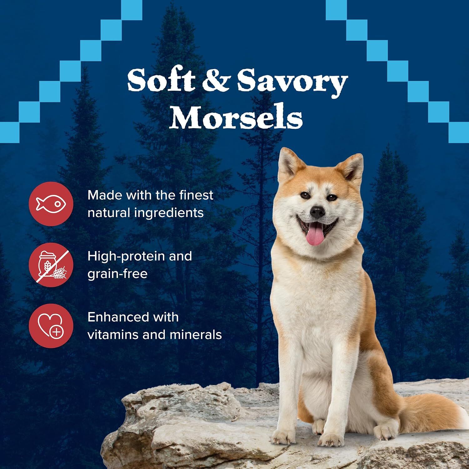 Blue Buffalo Wilderness Trail Treats Grain-Free Dog Treats, Wild Salmon Recipe, 4-Oz Bag