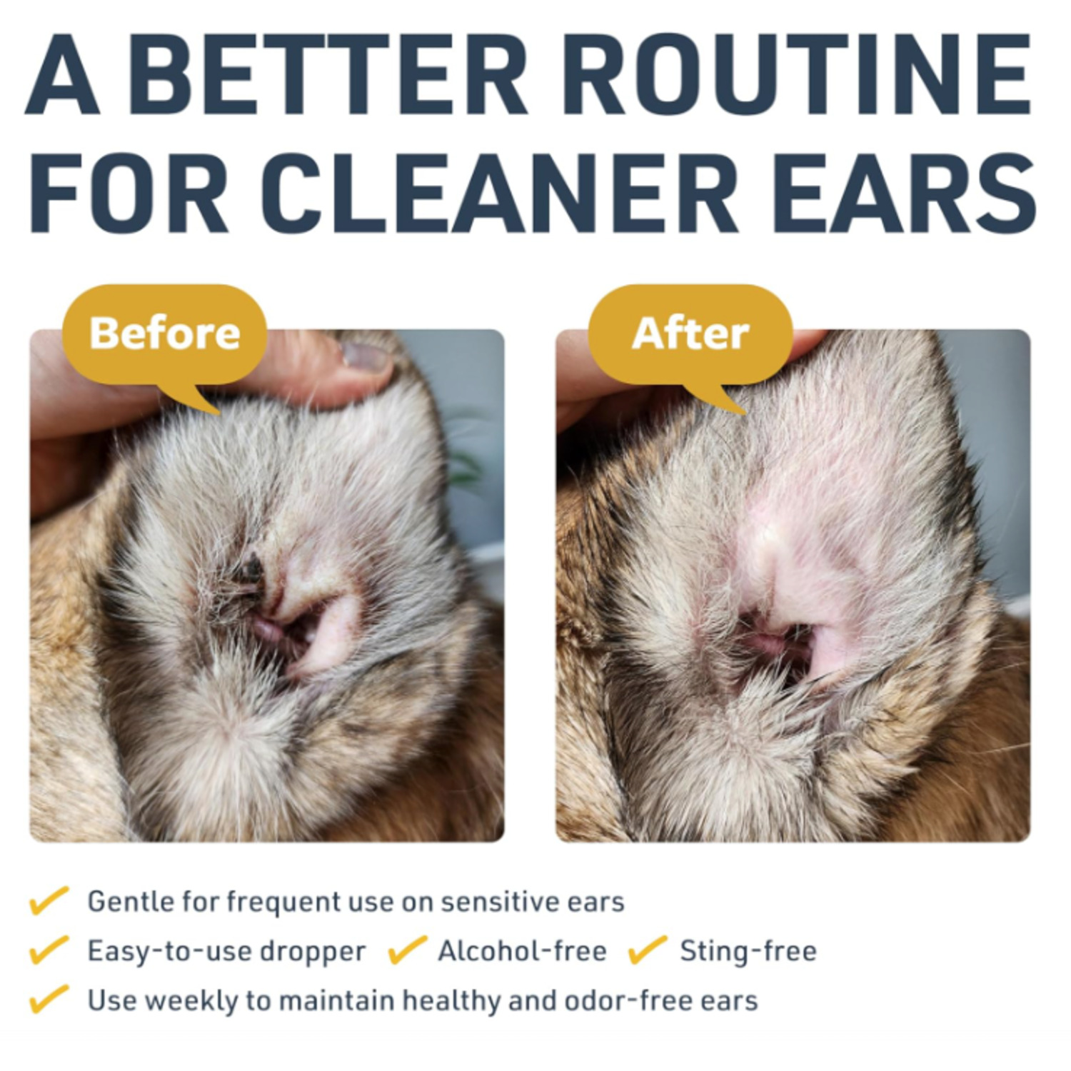 Veterinary Formula Clinical Care Ear Therapy Cat & Dog Ear Cleaner