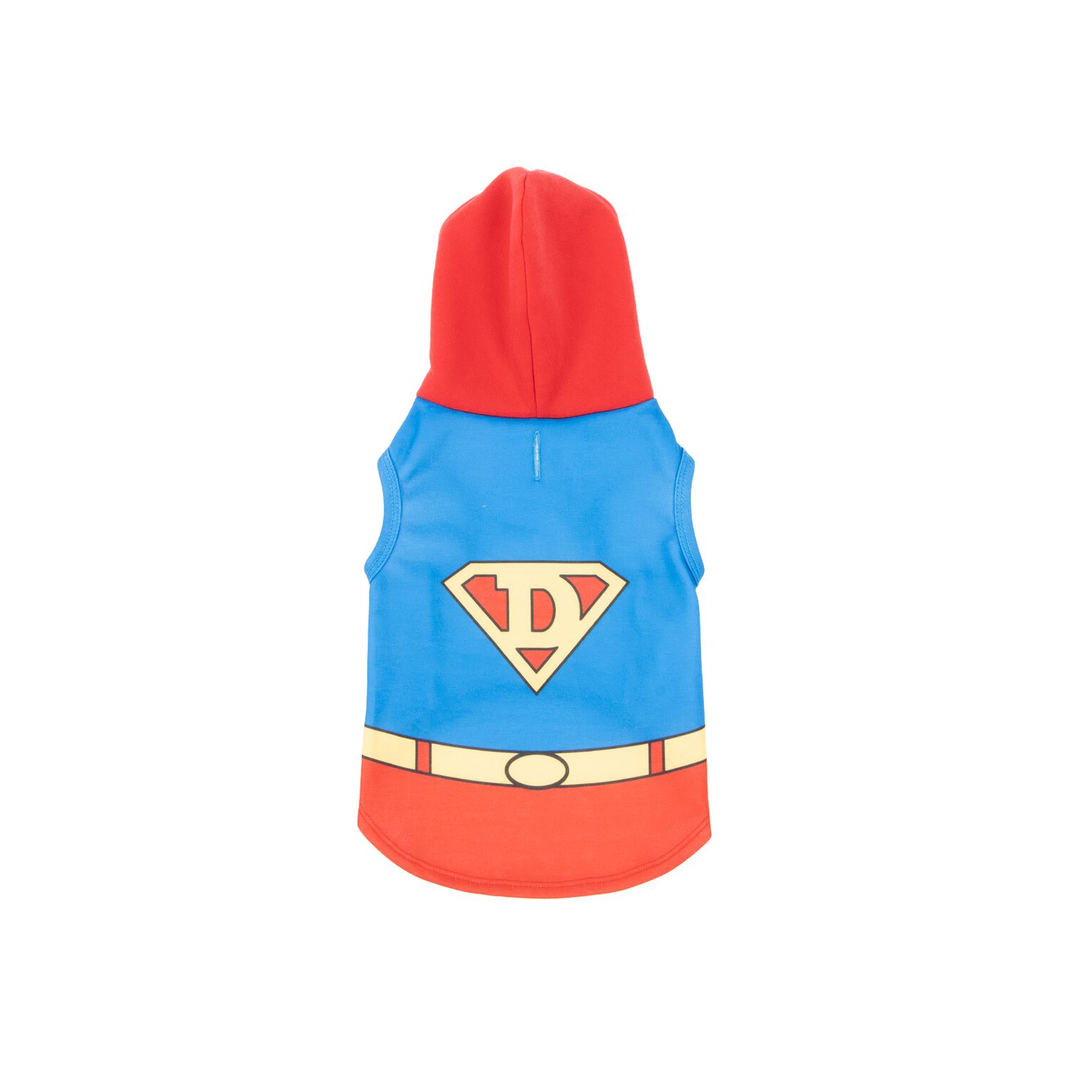 Aristopet Superhero Halloween Costume Dog Hoodie, Blue, Extra Large