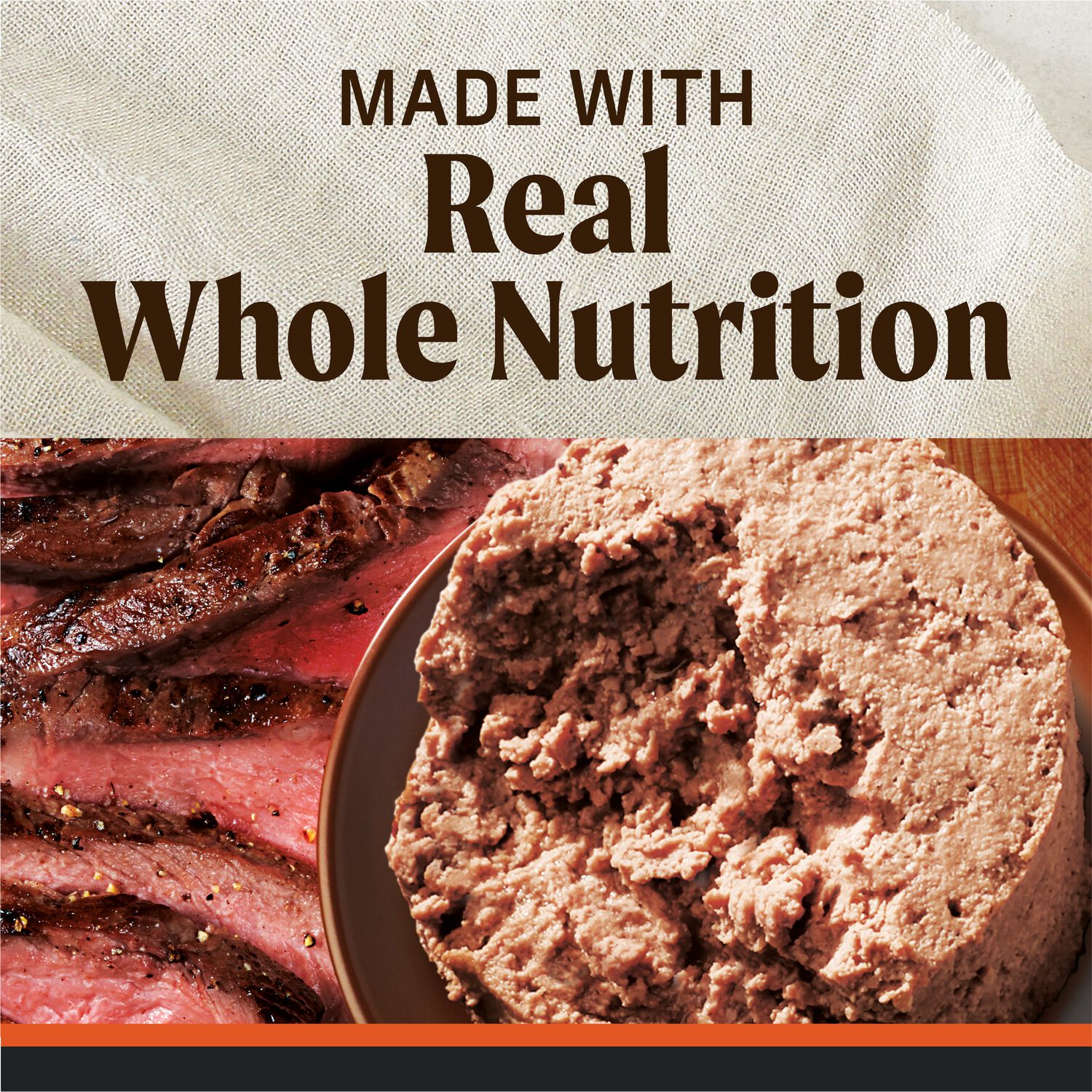 Merrick Grain-Free Premium And Natural Canned Soft And Healthy Wet  Dog Food, Real Texas Beef Dinner Recipe, 12.7-Oz Can