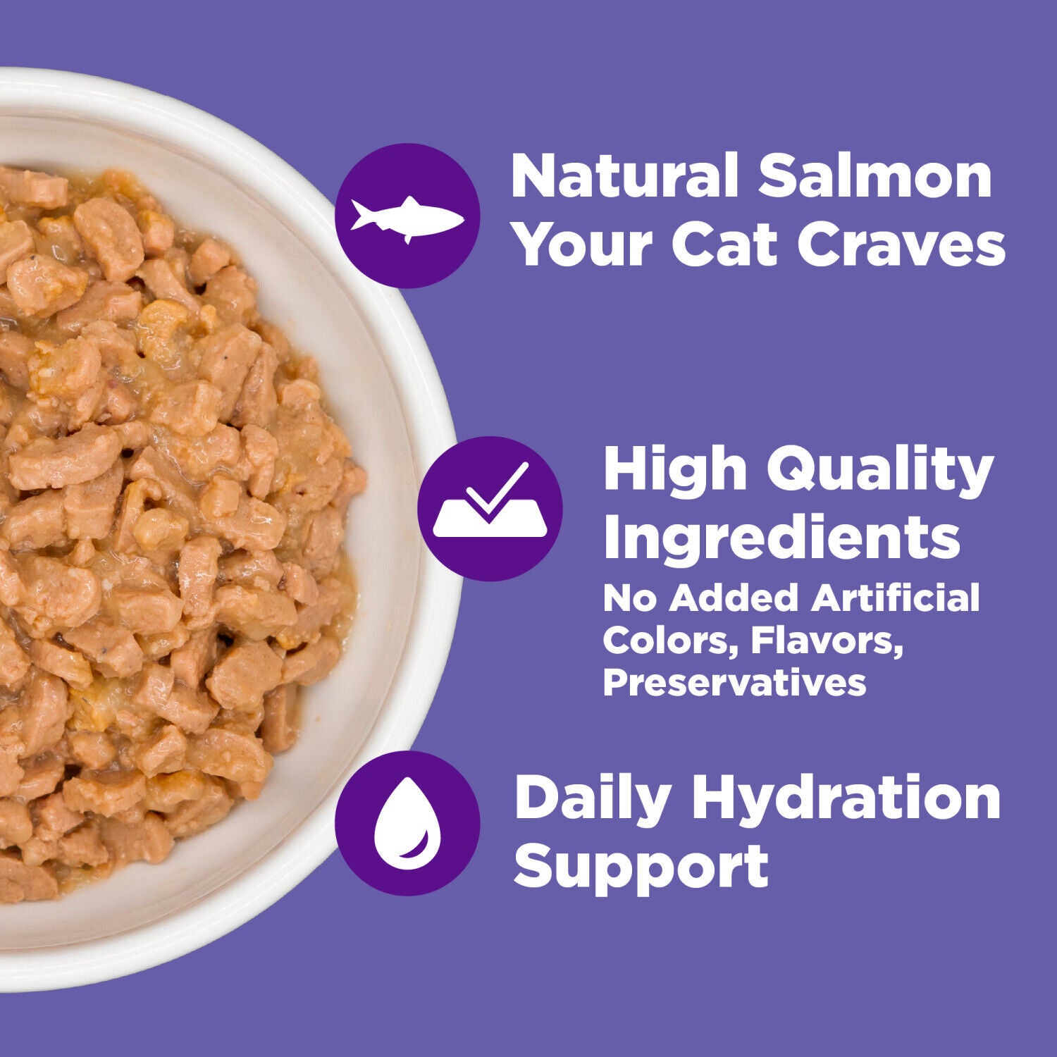 Wellness Complete Health Grilled Adult Wet Cat Food, Natural, Protein-Rich, Grain-Free Salmon And Chicken Entree Recipe, 3-Oz Pack Of 12