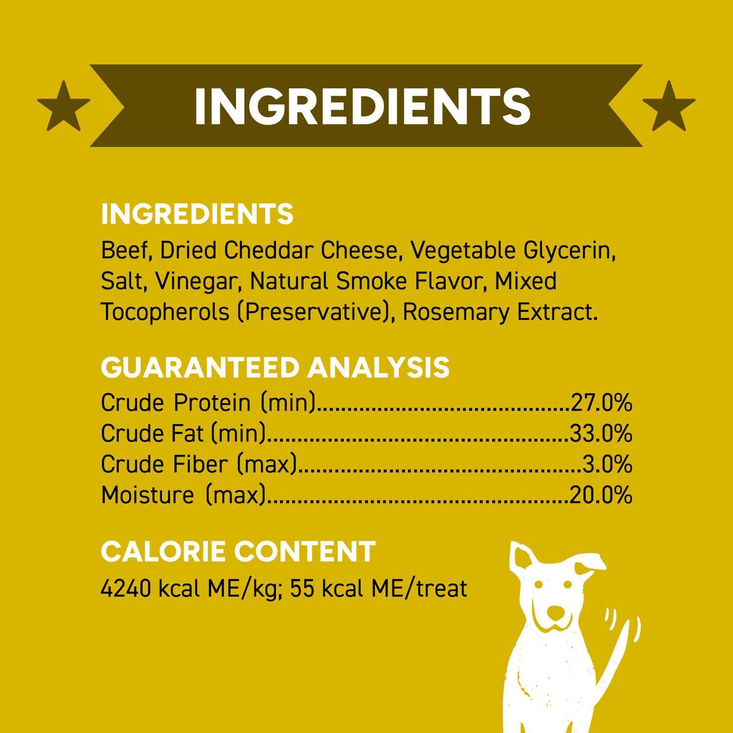 Wag More Bark Less Philly Cheesesteak Beef Jerky Dog Treats, 10-Oz