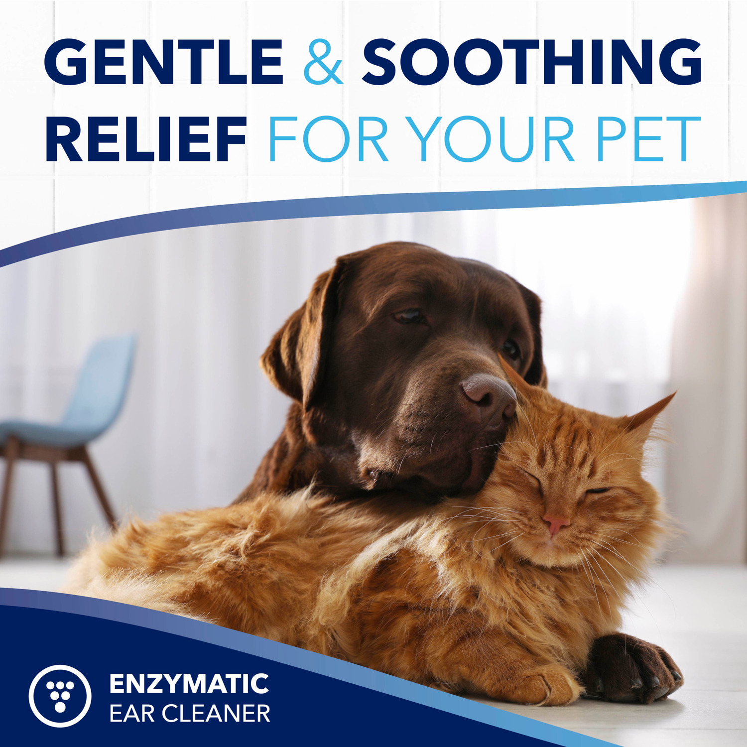 Tropiclean Oxymed Antifungal & Antibacterial Enzymatic Cleaner Solution Dog & Cat Ear Drops, 4-Oz