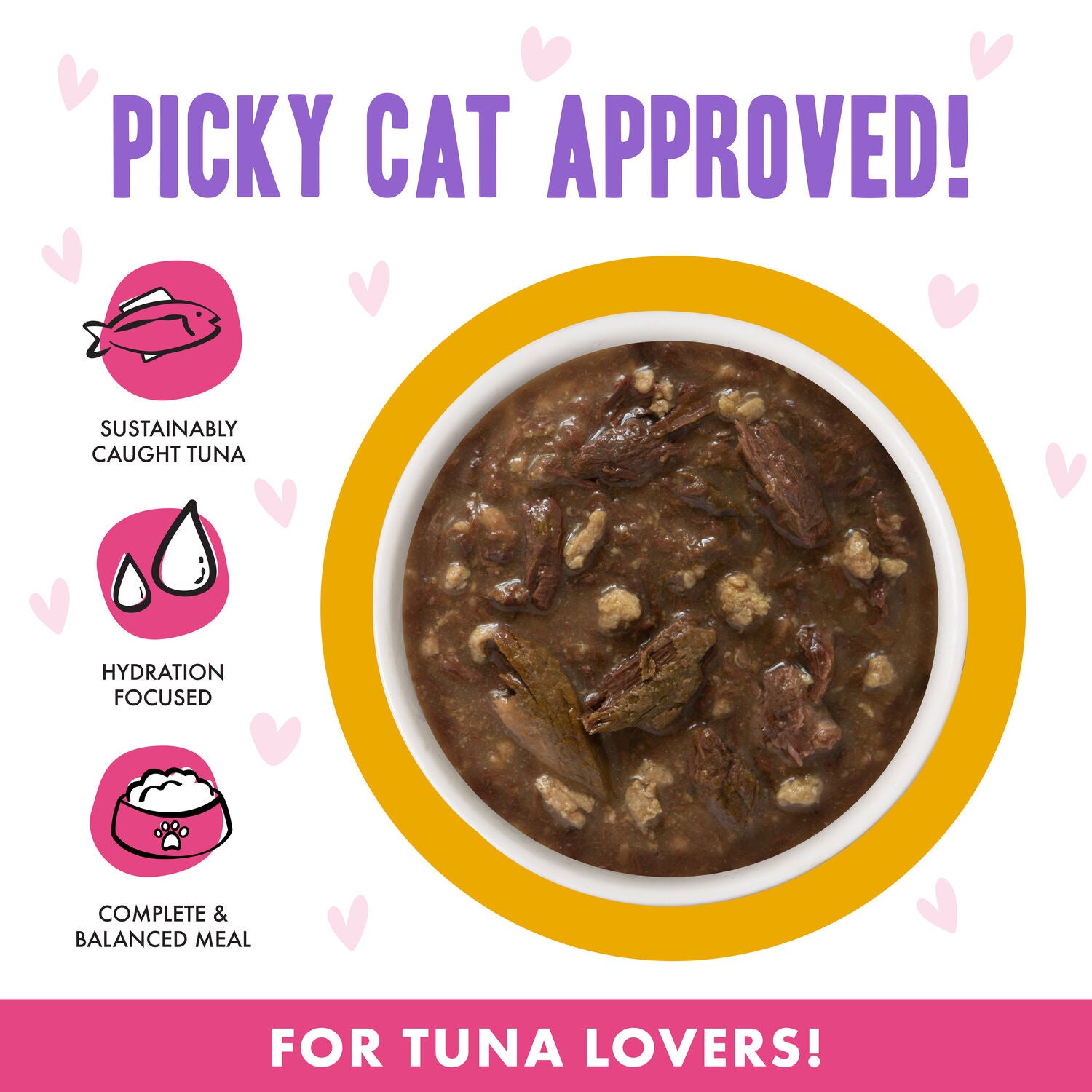Weruva Bff Omg Gravy Tuna & Turkey Tickles Wet Cat Food, 3-Oz Pouch