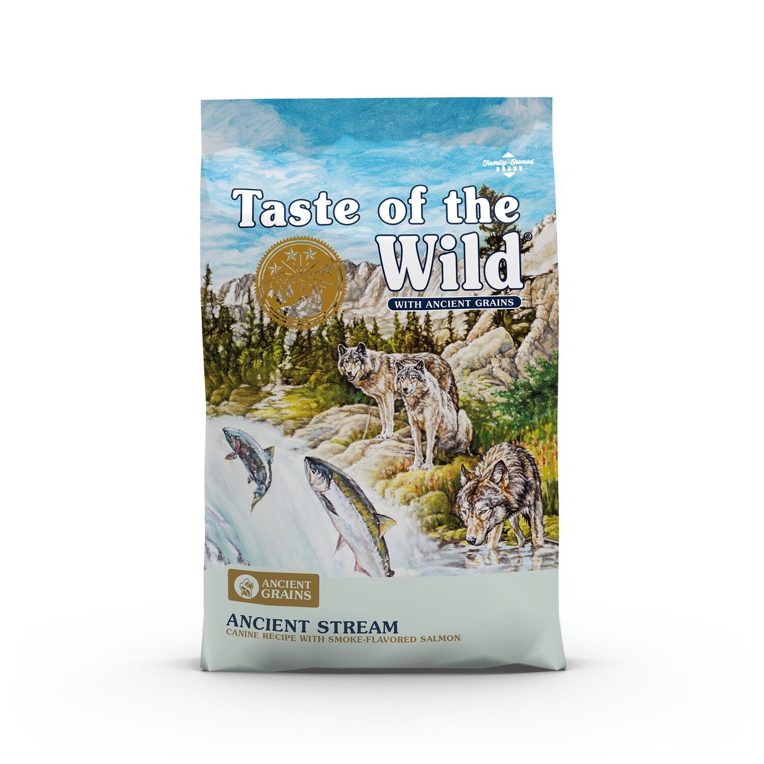 Taste Of The Wild Dry Dog Food, Ancient Stream Canine Recipe With Smoke-Flavored Salmon