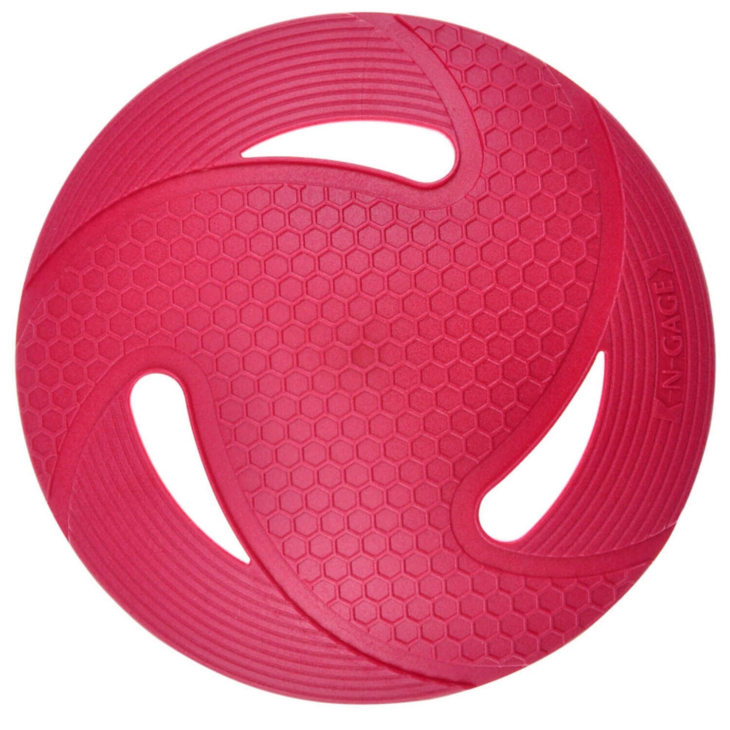 N-Gage Flyer Flying Disc Dog Toy, 9" - Red