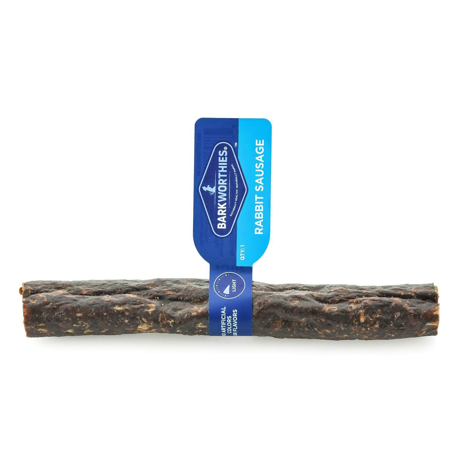 Barkworthies Rabbit Sausage Natural Dog Treat
