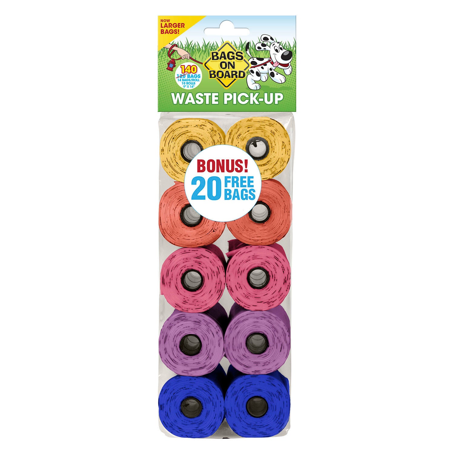 Bags on Board Rainbow Waste Bags Refill Pack Bags on Board Rainbow Waste Bags Refill Pack