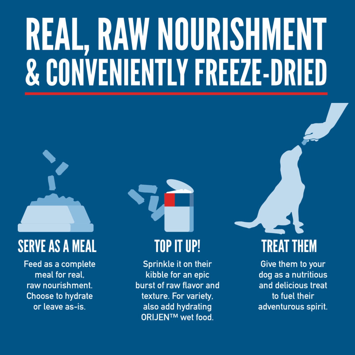 Orijen Epic Bites Freeze-Dried Dog Food, Original Recipe, 6-Oz