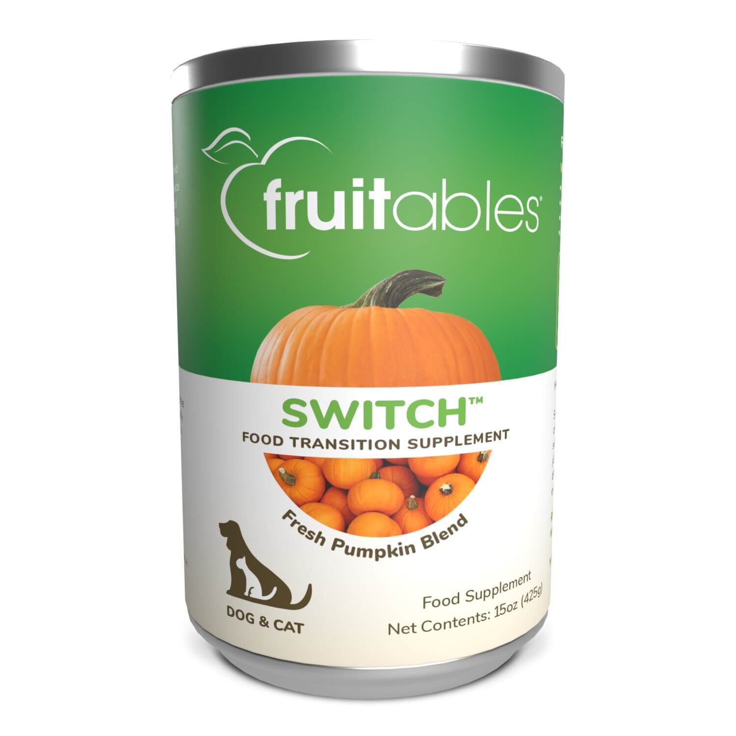 Fruitables Switch Pumpkin Blend Food Transition Supplement Dog Treat