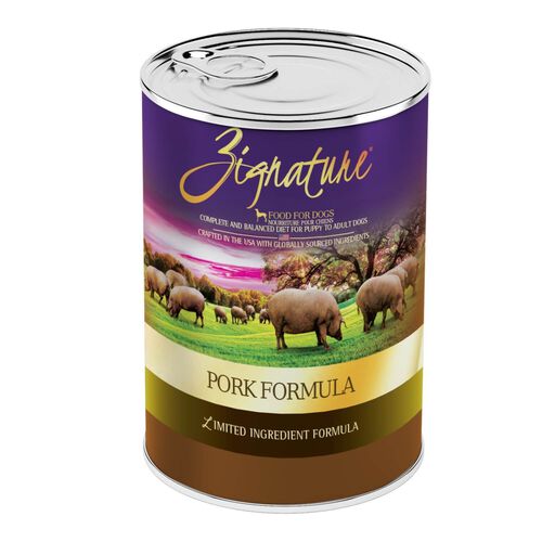 Zignature Pork Formula Limited Ingredient Wet Dog Food