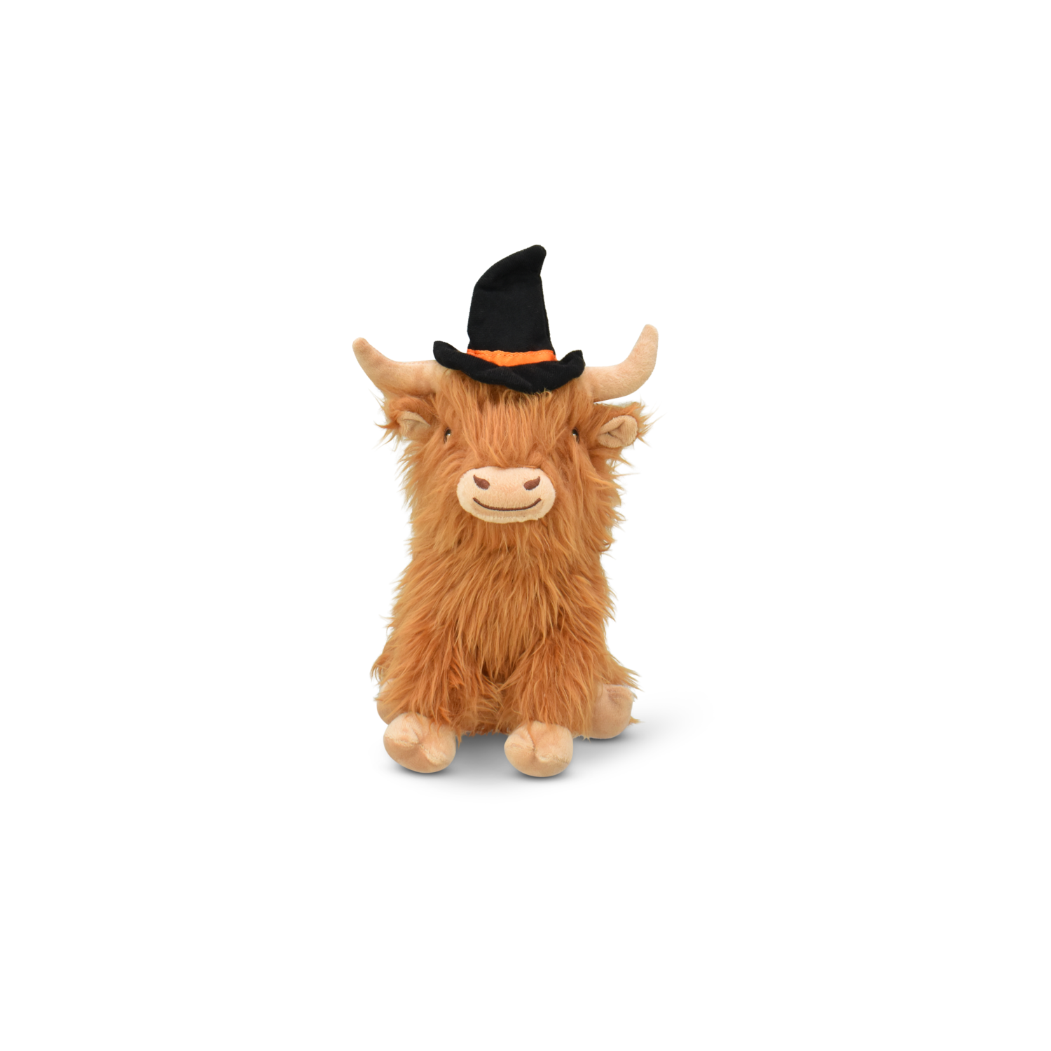 Multipet Highland Halloween Cow Crinkle Plush Dog Toy, Assorted Characters, 8 Inches
