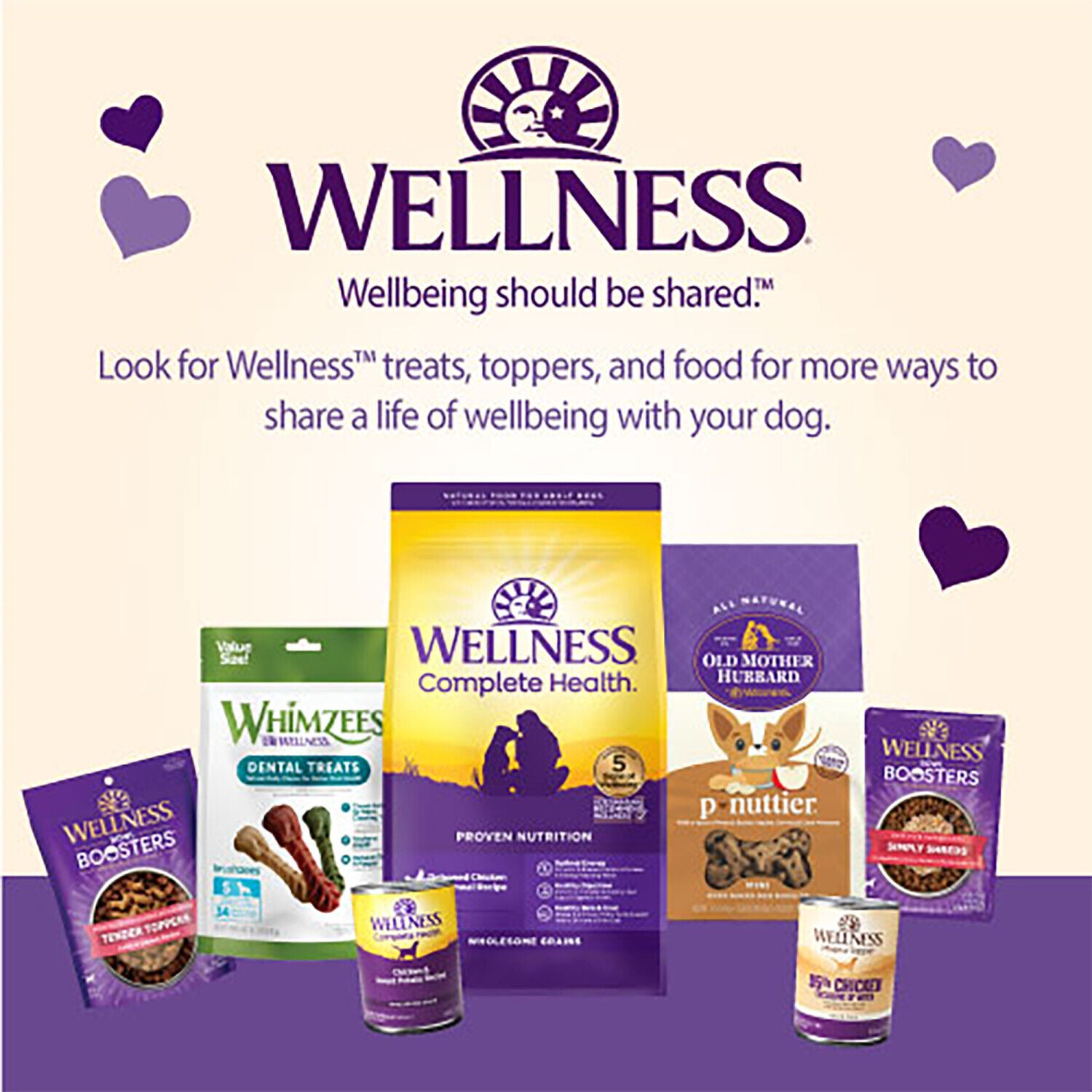 Wellness Wellbars Dog Treats, Natural, Training Treat, Grain Free, Crunchy Yogurt, Apples & Banana (45 Ounce Bag)