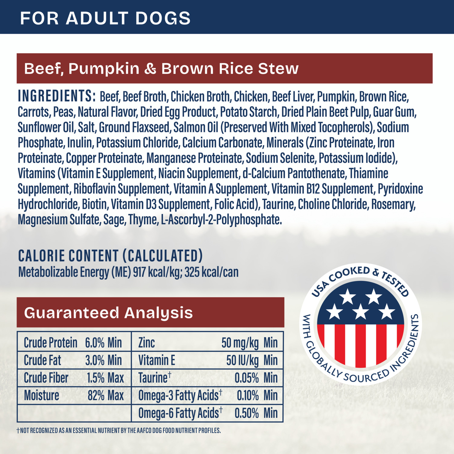 Natural Balance Health Protection Wet Dog Food, Beef, Pumpkin & Brown Rice Stew, 12.5-Oz.