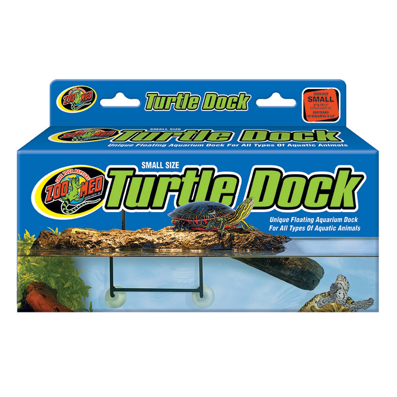 Turtle Dock Reptile Terrarium D&eacute;cor