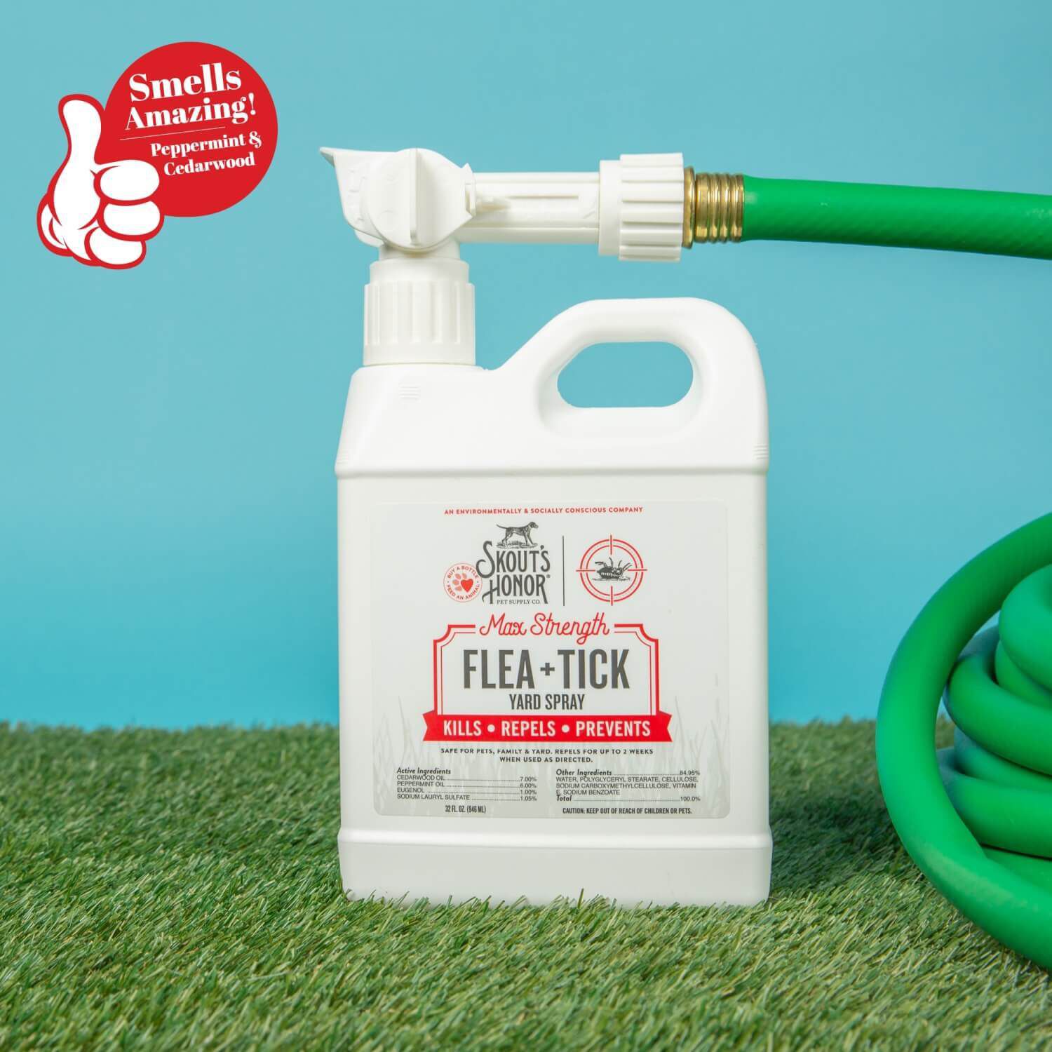 Skout's Honor Max Strength Flea And Tick Yard Spray