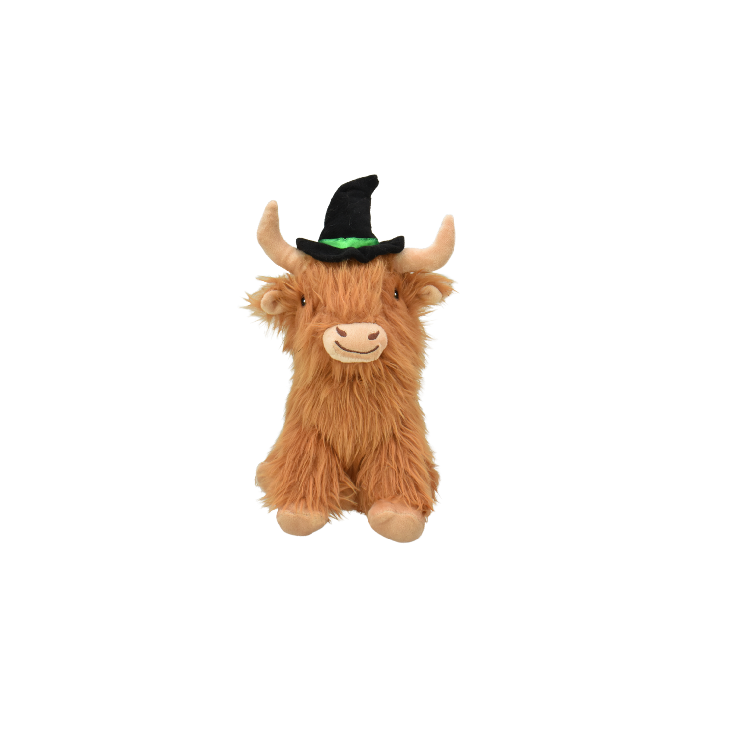 Multipet Highland Halloween Cow Crinkle Plush Dog Toy, Assorted Characters, 8 Inches