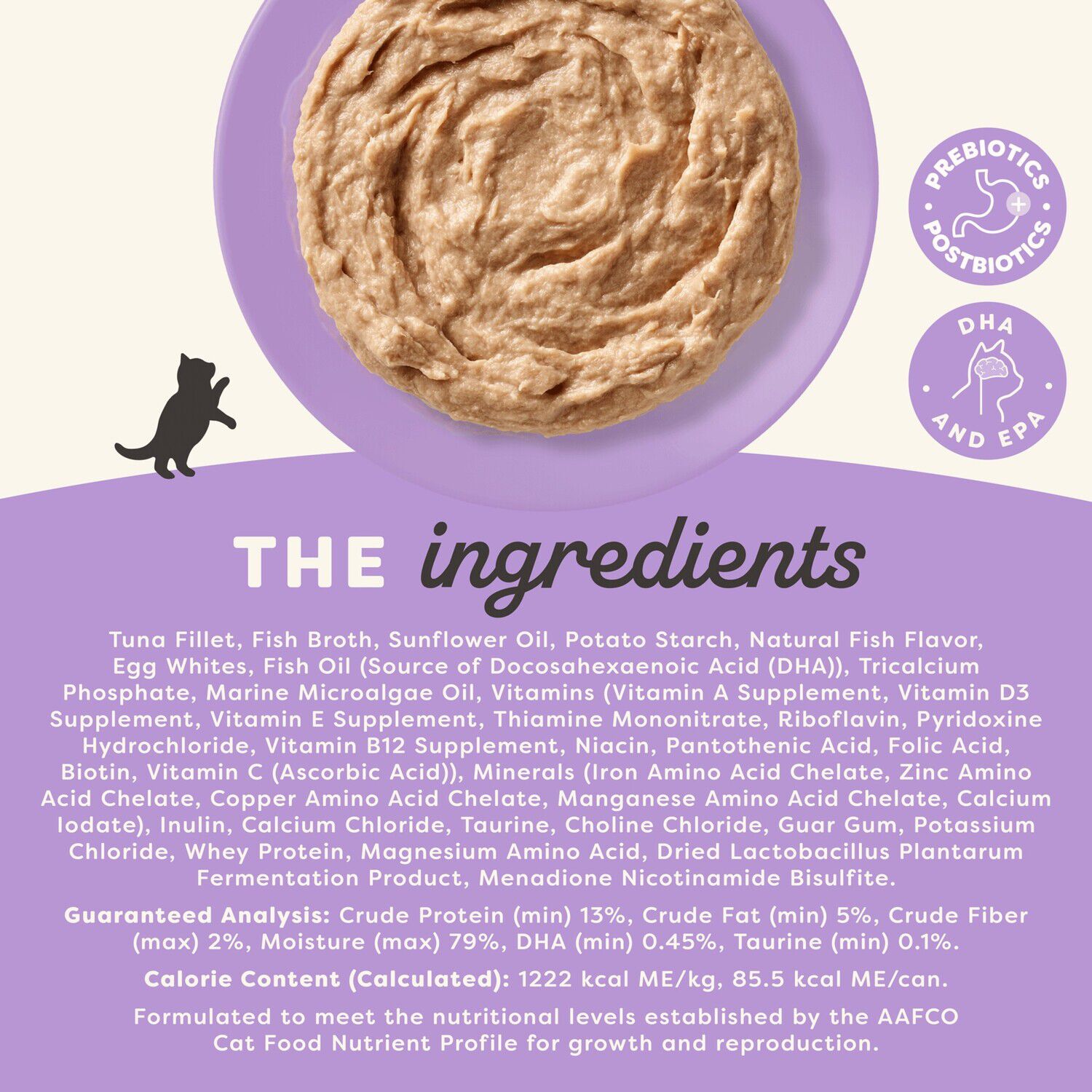 Applaws Kitten Healthy Start Tuna Fillet Recipe Pat&eacute; Wet Cat Food, 2.47-Oz