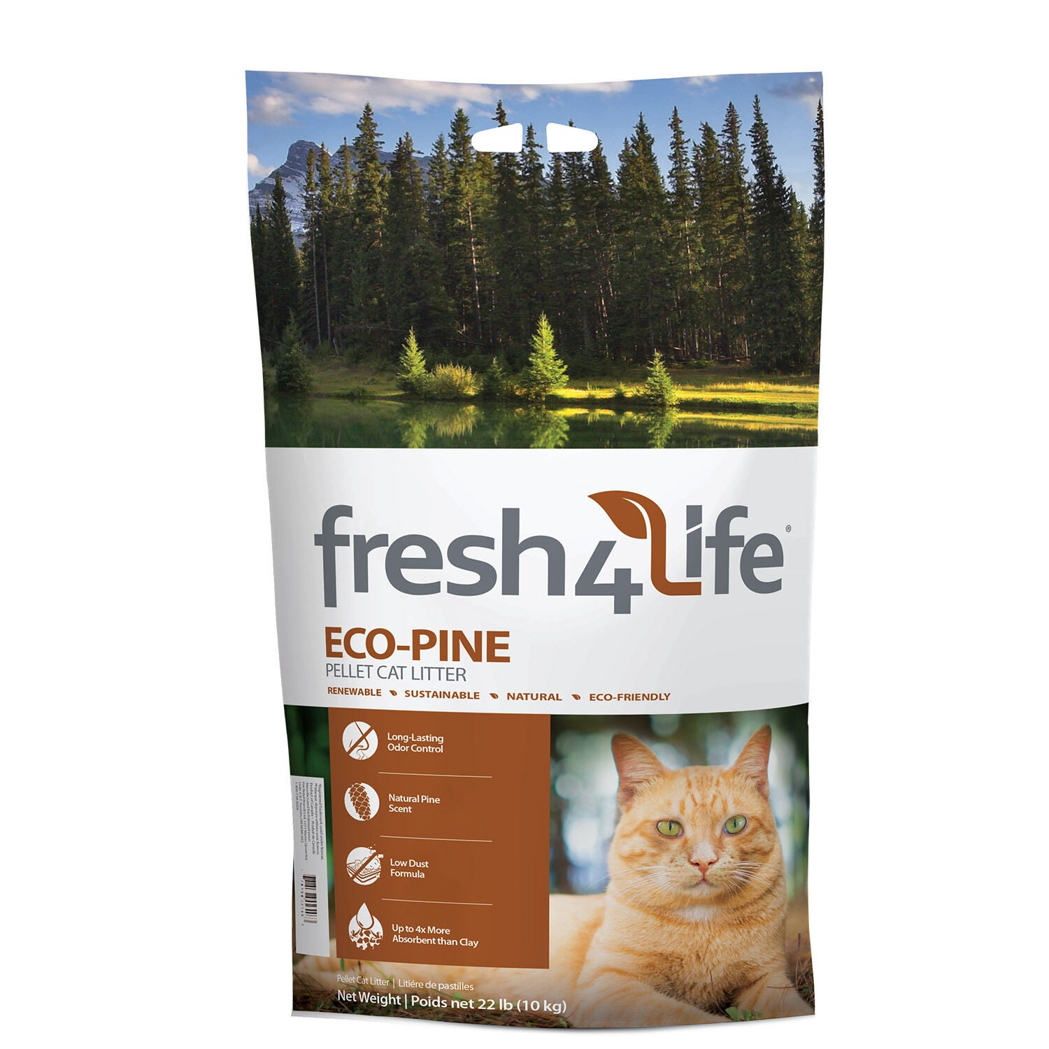 EcoPine Pellet Cat Litter 22lb Pet Supermarket