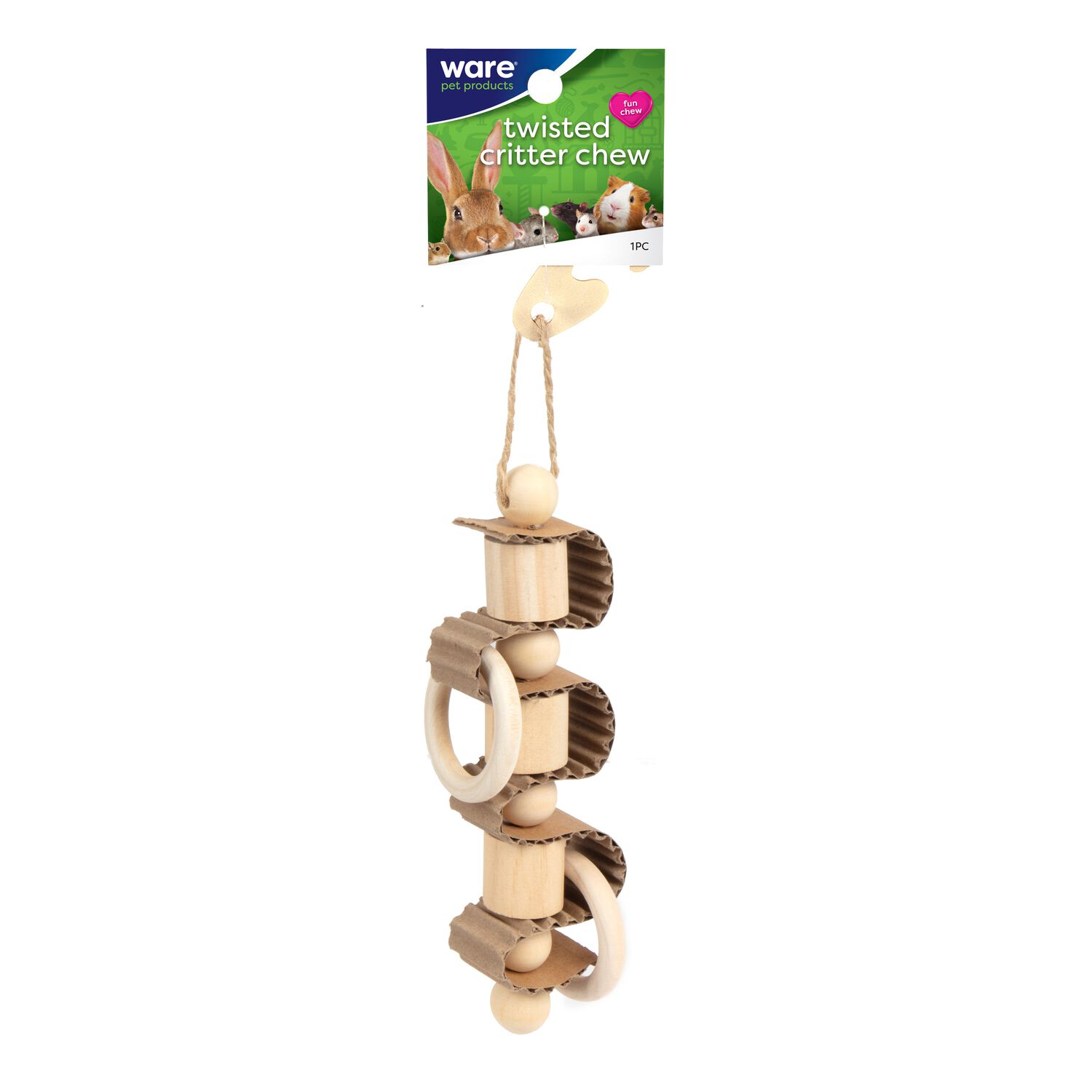 Ware Pet Products Twisted Critter Small Animal Chew