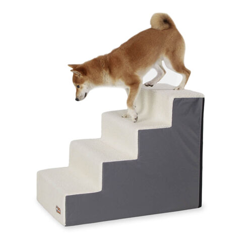 K&H Pet Products Pet Stair Steps Gray/Fleece - 4 Stair