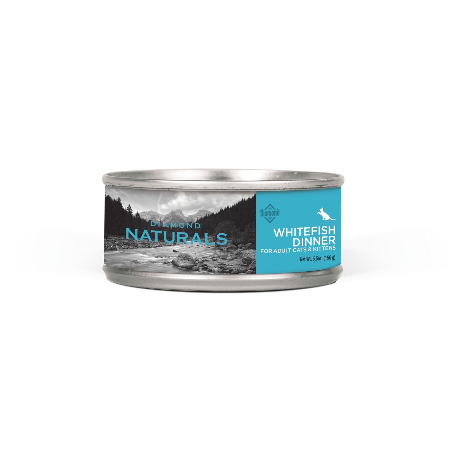 Diamond Naturals Whitefish Dinner Pate For Adult Cats And Kittens Wet Cat Food, 5.5 Oz - 24 Pack
