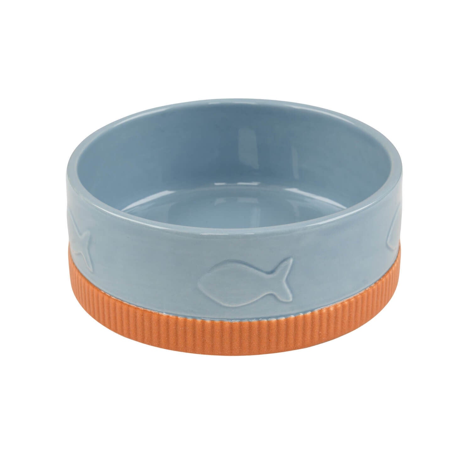 Gap Blue Fish Cat Bowl