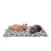 Furhaven Thermanap Quilted Faux Fur Insulated Thermal Self Warming Pet Bed Mat - Snow Leopard