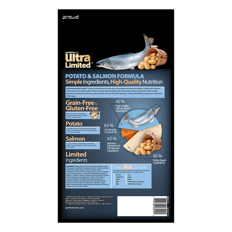 Limited Ingredient Diet Potato & Salmon Formula Cat Food image number 2
