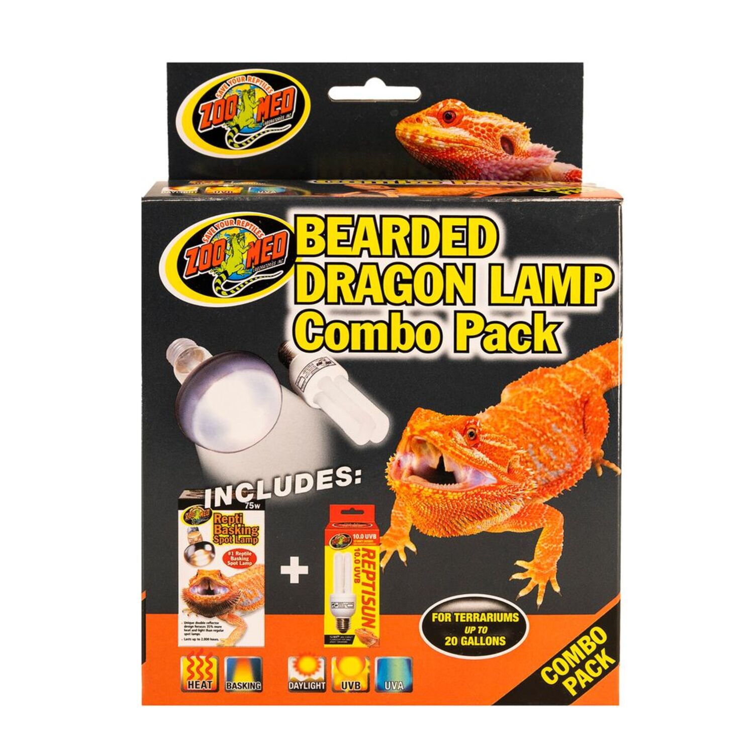 Zoo Med Bearded Dragon Lamp Combo Pack