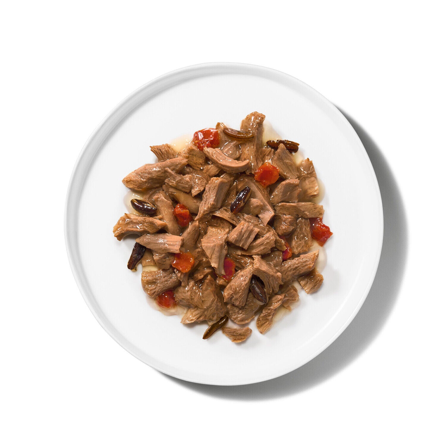 Merrick Purrfect Bistro Simmered Beef, Tomato And Wild Rice Recipe Grilled Wet Adult Cat Food In Gravy, 3 Oz. - 24 Pack