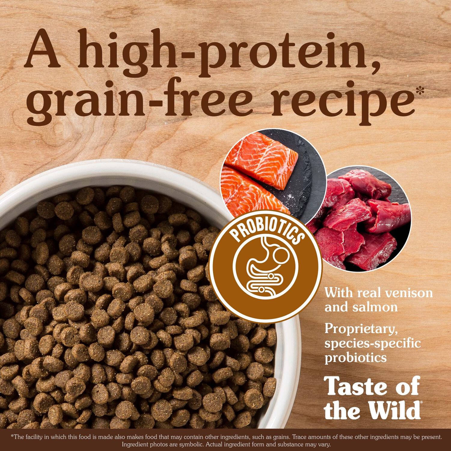 Taste Of The Wild Dry Cat Food, Rocky Mountain Recipe With Roasted Venison & Smoke-Flavored Salmon Recipe, 5-Lb Bag.