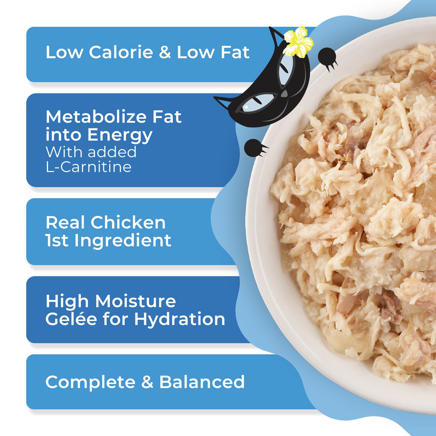 Tiki Cat Luau Lean Gelee Wet Cat Food, Chicken & Salmon 2.8 Oz. Pouch