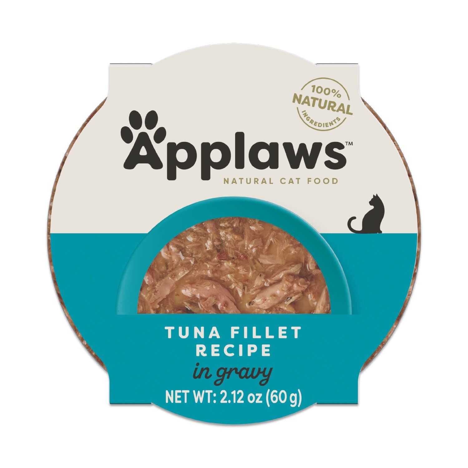 Applaws Natural Limited Ingredient Tuna Filet In Gravy Wet Cat Food, 2.12-Oz