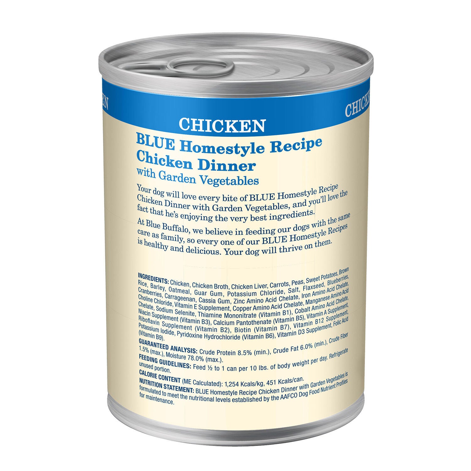 Blue Buffalo Homestyle Recipe Chicken Dinner With Garden Vegetables Adult Dog Food