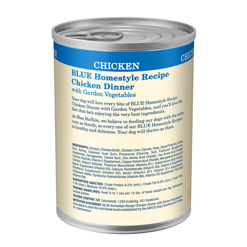 Homestyle Recipe Chicken Dinner With Garden Vegetables Adult Dog Food