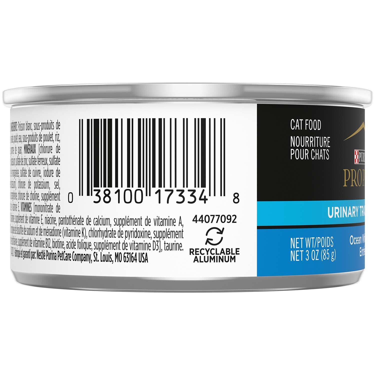 Purina Pro Plan Specialized Urinary Tract Health Formula Ocean Whitefish Entree Adult Wet Cat Food, 5.5-Oz Can Pack Of 24