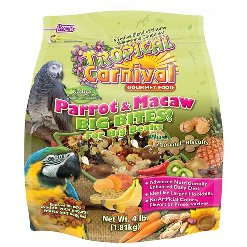 Natural Parrot & Macaw Food