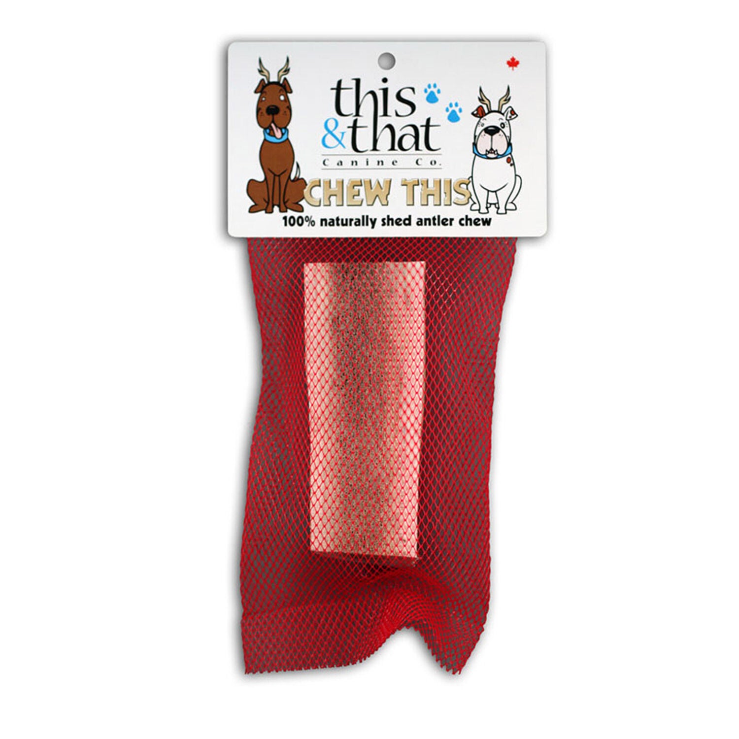 This & That Canine Co Split Antler Long Lasting Dog Treat