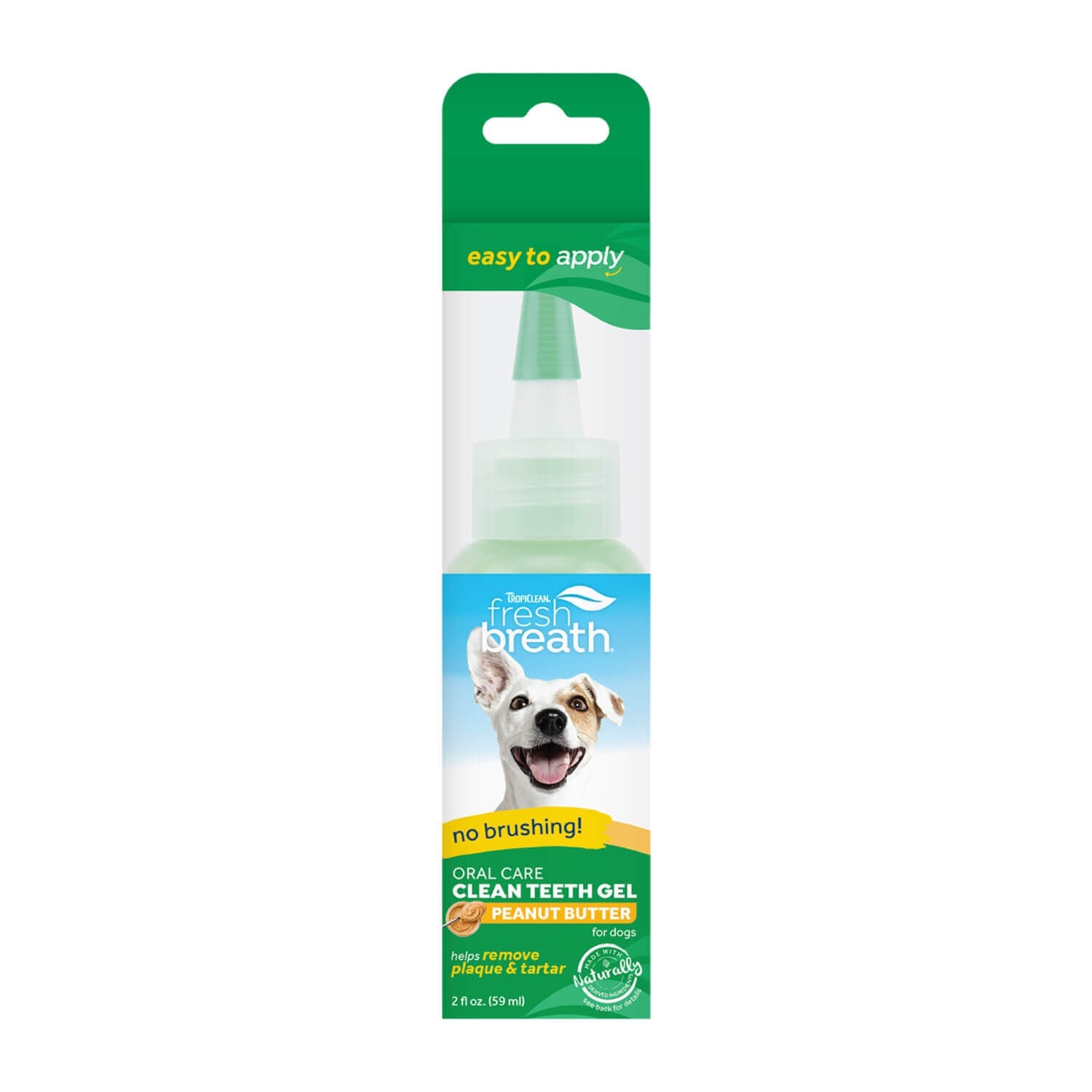 Tropiclean Fresh Breath Clean Teeth Oral Care Gel For Dogs, Peanut Butter Flavor