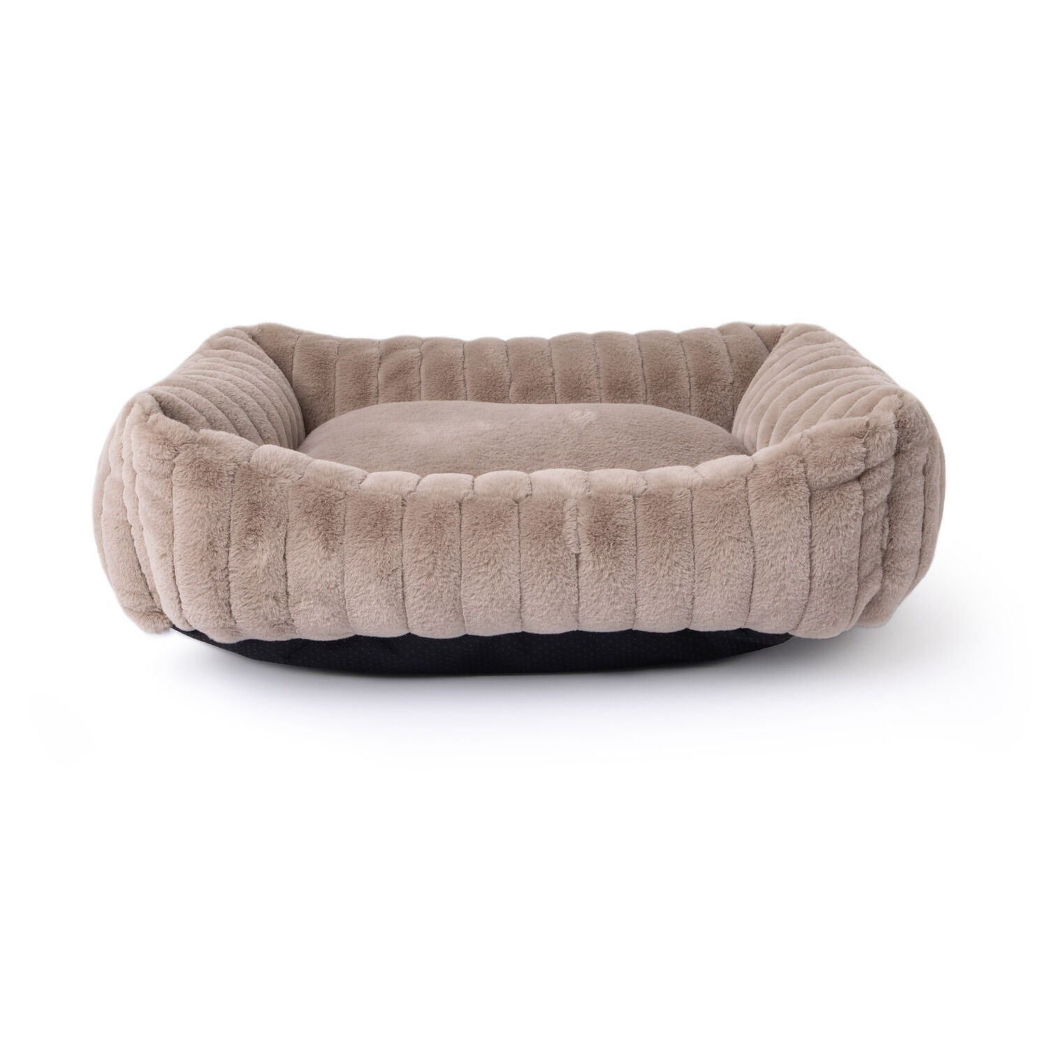 Petmate Lavender Infused Plush Cuddler Dog Bed, Assorted Colors, 26" X 22"